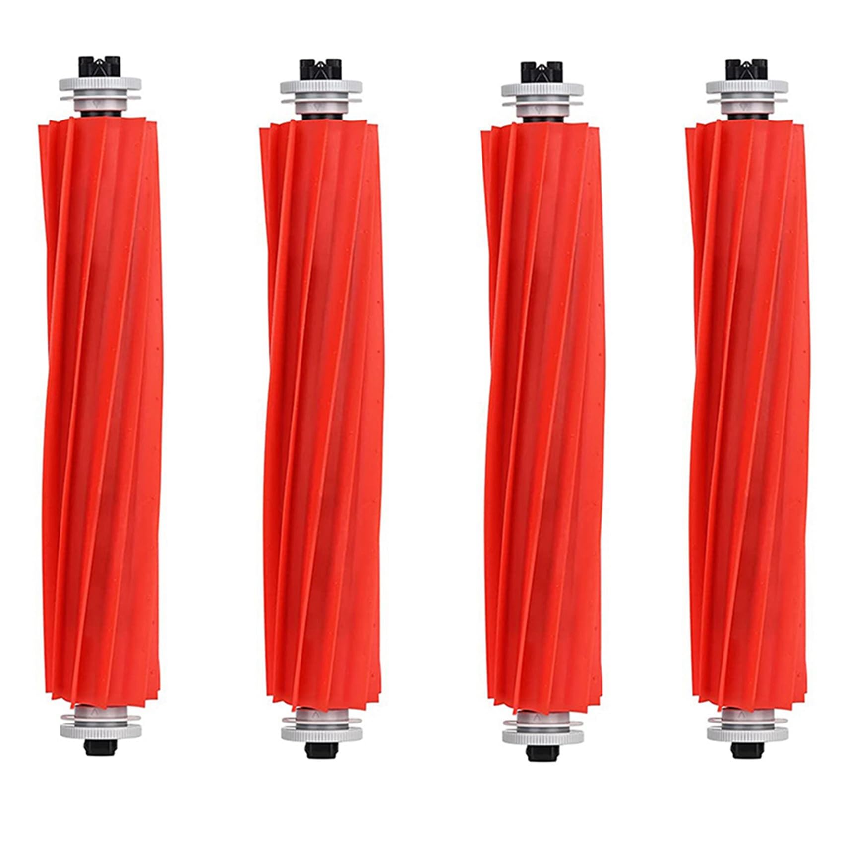 Hndhbfgrt 4X Main Brush for S7 T7 T7S T7Plus T7SPlus Detachable Roller Brush Robot Vacuum Cleaner Accessories