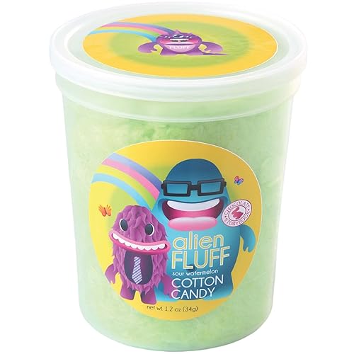 Miniatura 5 de Paquete de 6 cajas de regalo de algodón para fiestas infantiles, incluye chicle, unicornio, arco iris ácido, pelusa alienígena, ideas únicas para