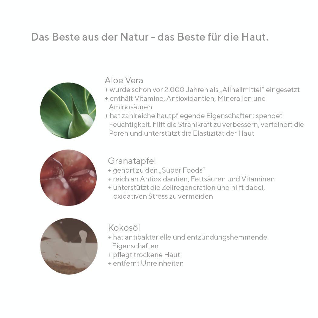 hyapur® - GREEN Reinigungsmilch 150ml - Die sanfte Gesichtsreinigung - zur Anti-Aging-Pflege mit Bio- Vegan- Natur- Kosmetik aus Berlin