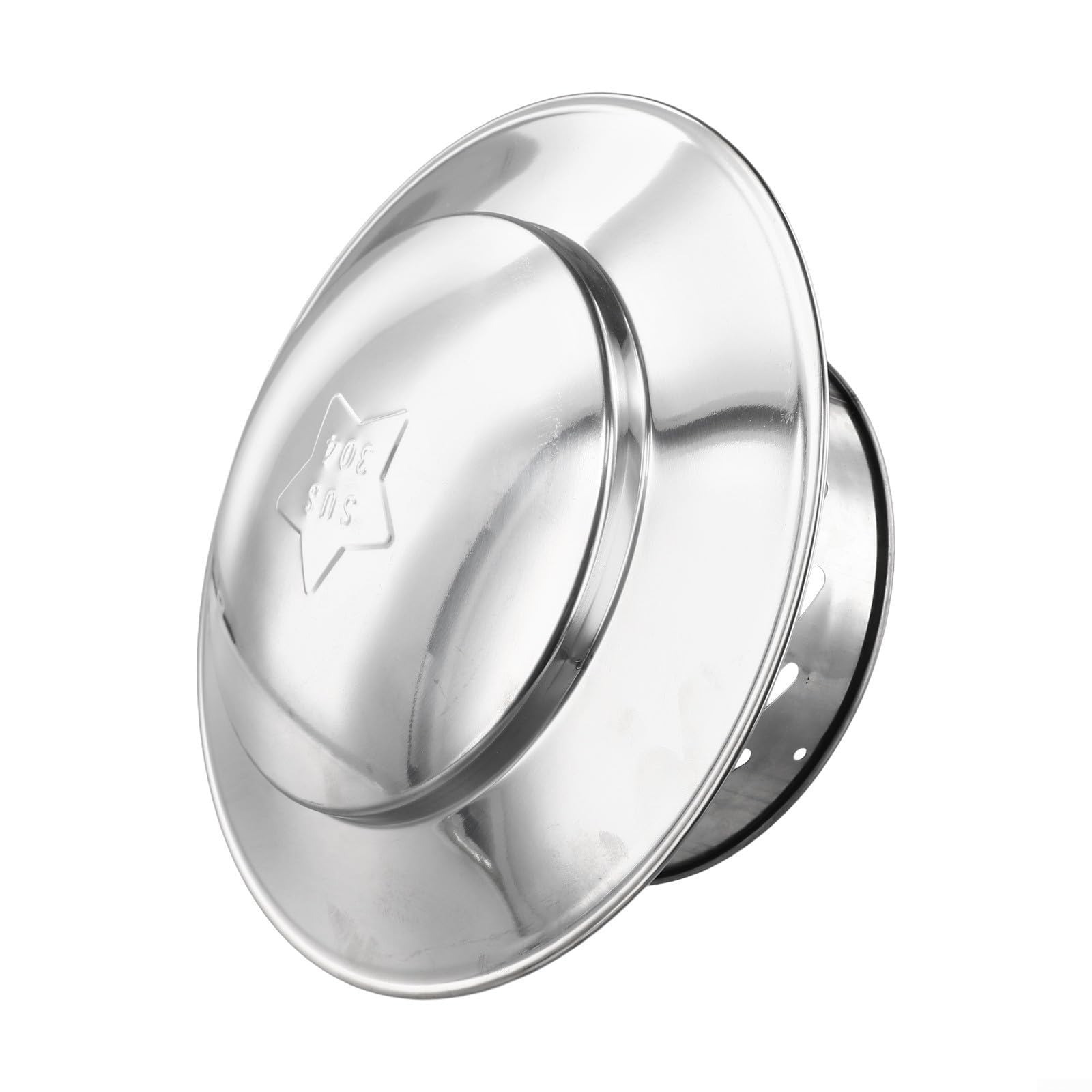 Stal nierdzewna Nasada kominowa do Dach Rura, 80mm 110mm 160mm 200mm Wyciąg Osłona Wentylacja Kompatybilna z Zewnętrzny Ściana Fresh Powietrze Wylot i Przewód kominowy Rury