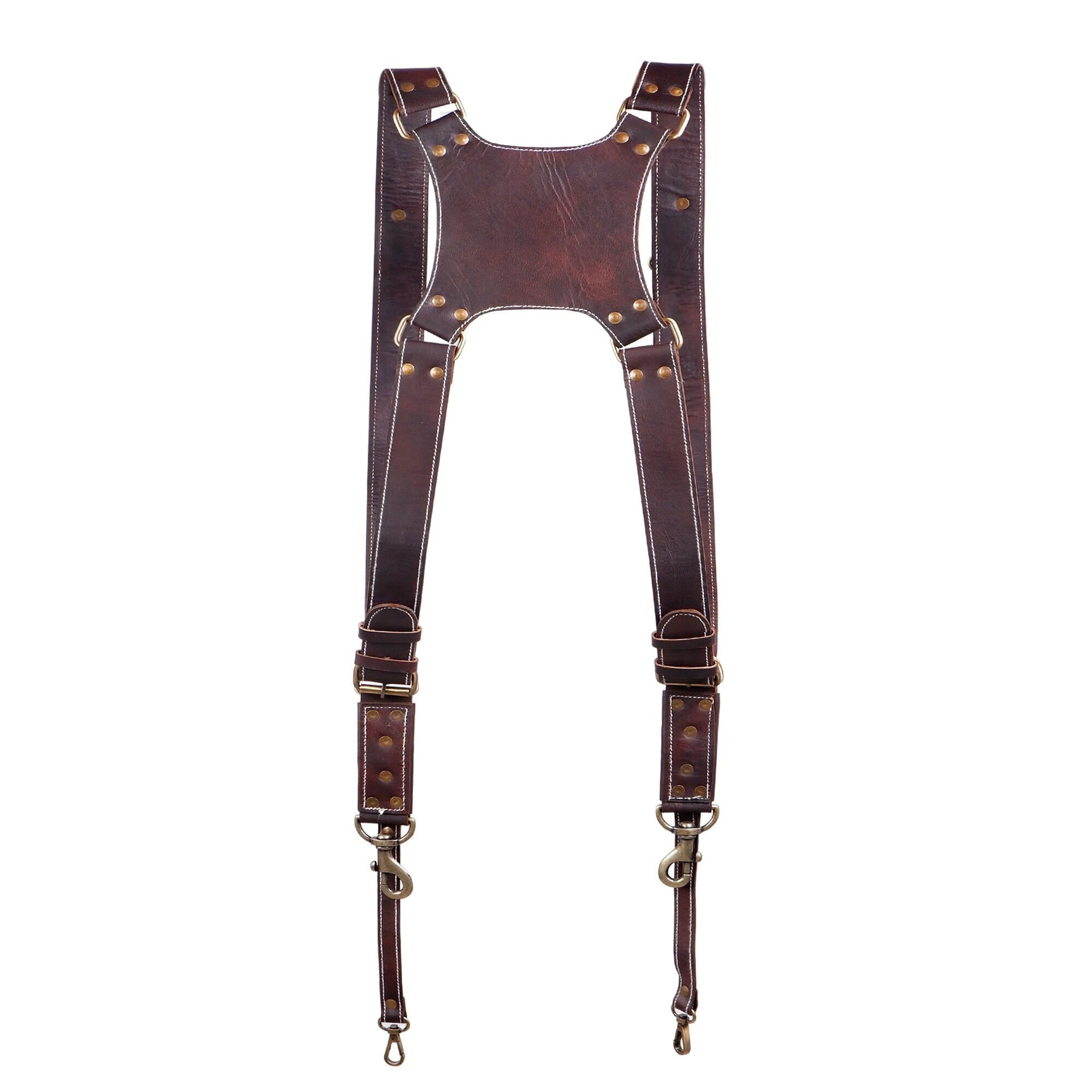 Asgard Accessories Genuine Leather Multi Cameras Harness, Handmade, for Weddings, Studio, Travel, Wildlife, Sports