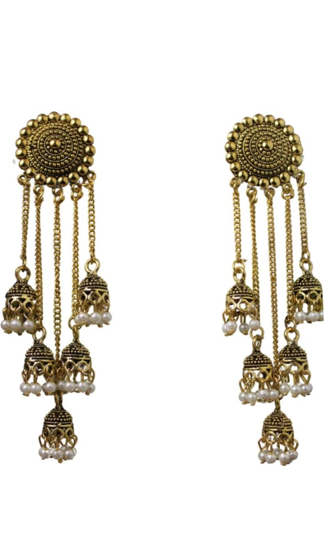 BUTTERCAP TRADERS Stylish Drop Earring For Girls & Women (Chain-Golden) (B0BSFY9XQX) Amazon Price History, Amazon Price Tracker