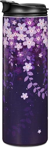 Vaso portátil de acero inoxidable aislado de 20 onzas con tapa a prueba de fugas, vaso de doble pared aislado al vacío, taza de café de viaje con