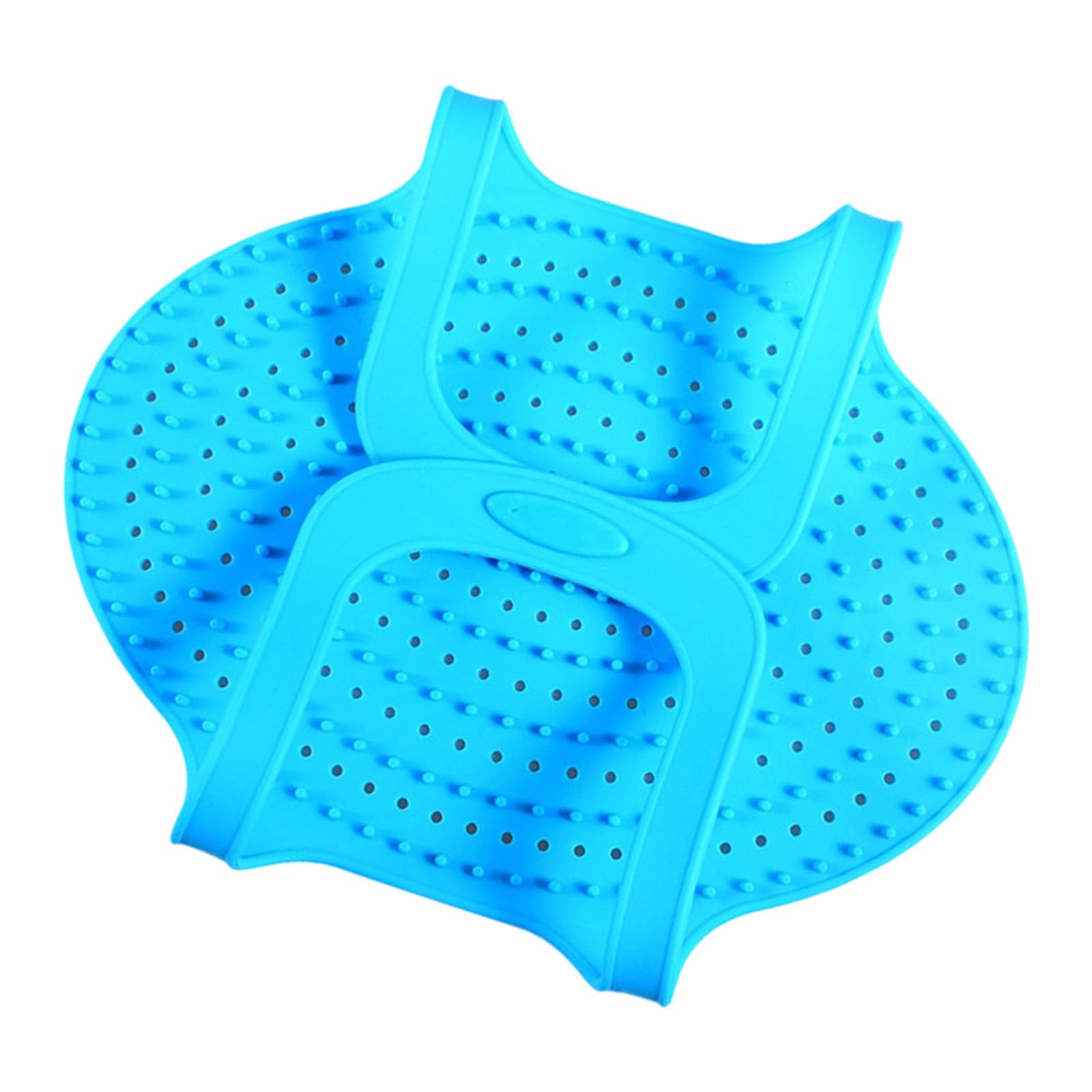 NVOQILIN Practical Silicone Turkey Basket with Interlockings Handle for Secure Lifting Multipurpose Trivet Cooking Tool