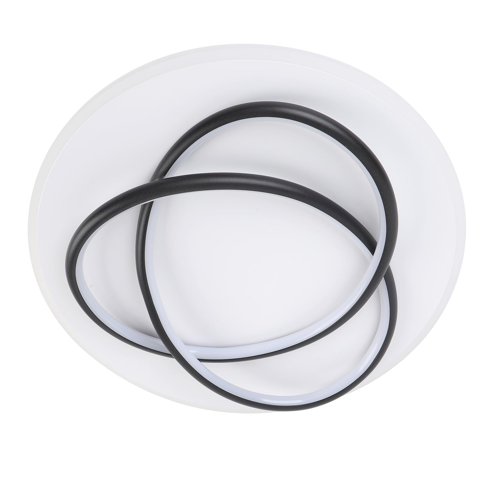 Generic Światło Dachu LED, Regulowana Temperatura Kolorów Dimmowalne Innowacyjne Okrągłe światło Montażowe (BLACK)
