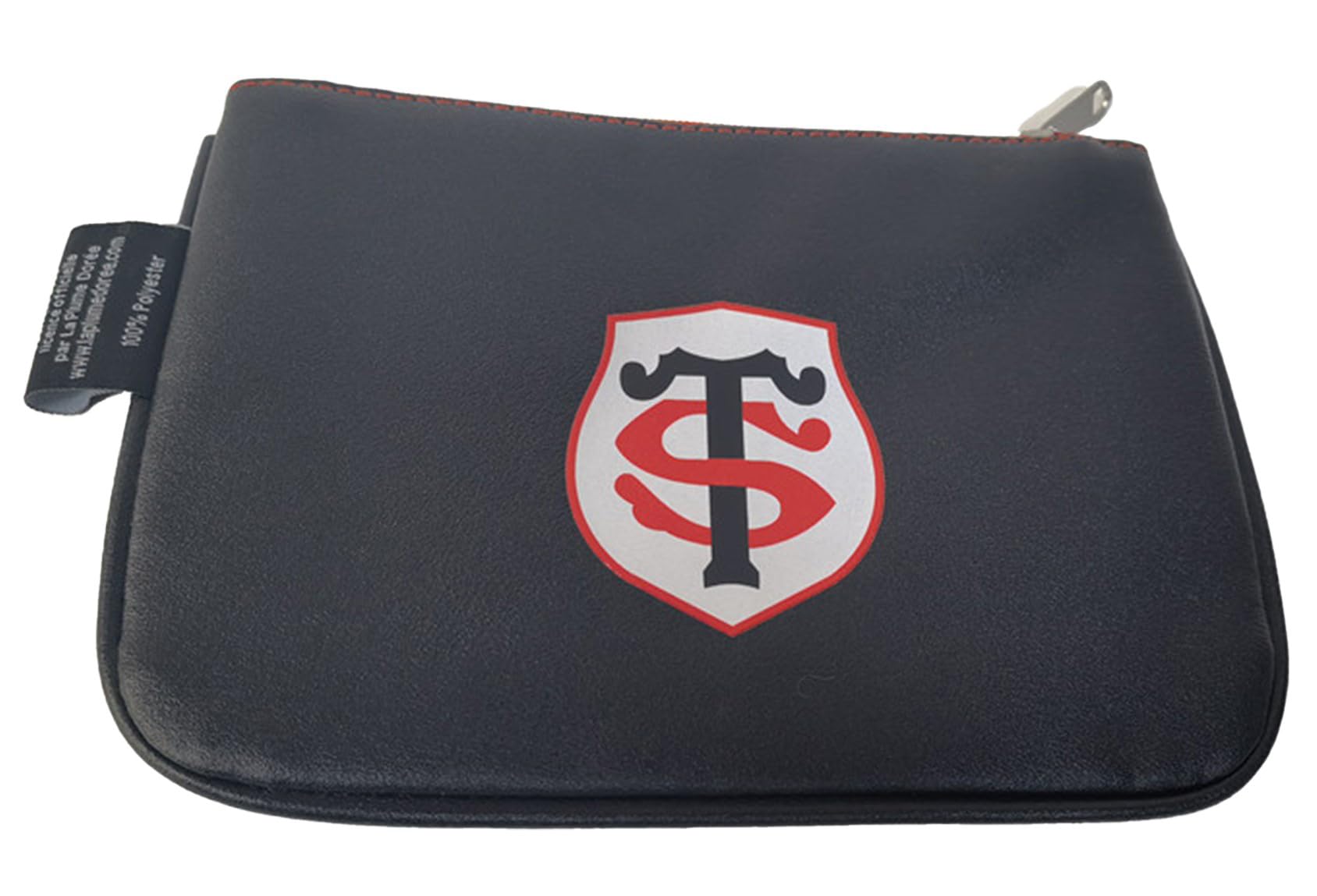 STADE TOULOUSAIN Pochette Plate Similicuir Toulouse - Collection Officielle Rugby