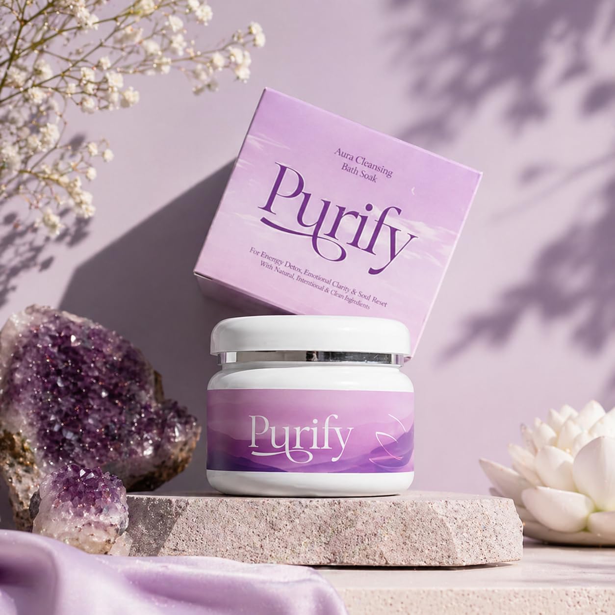 Finding You Purify Aura Cleansing Bath Salt, Energy Reset, Emotional Release, Stress Relief-picture-36