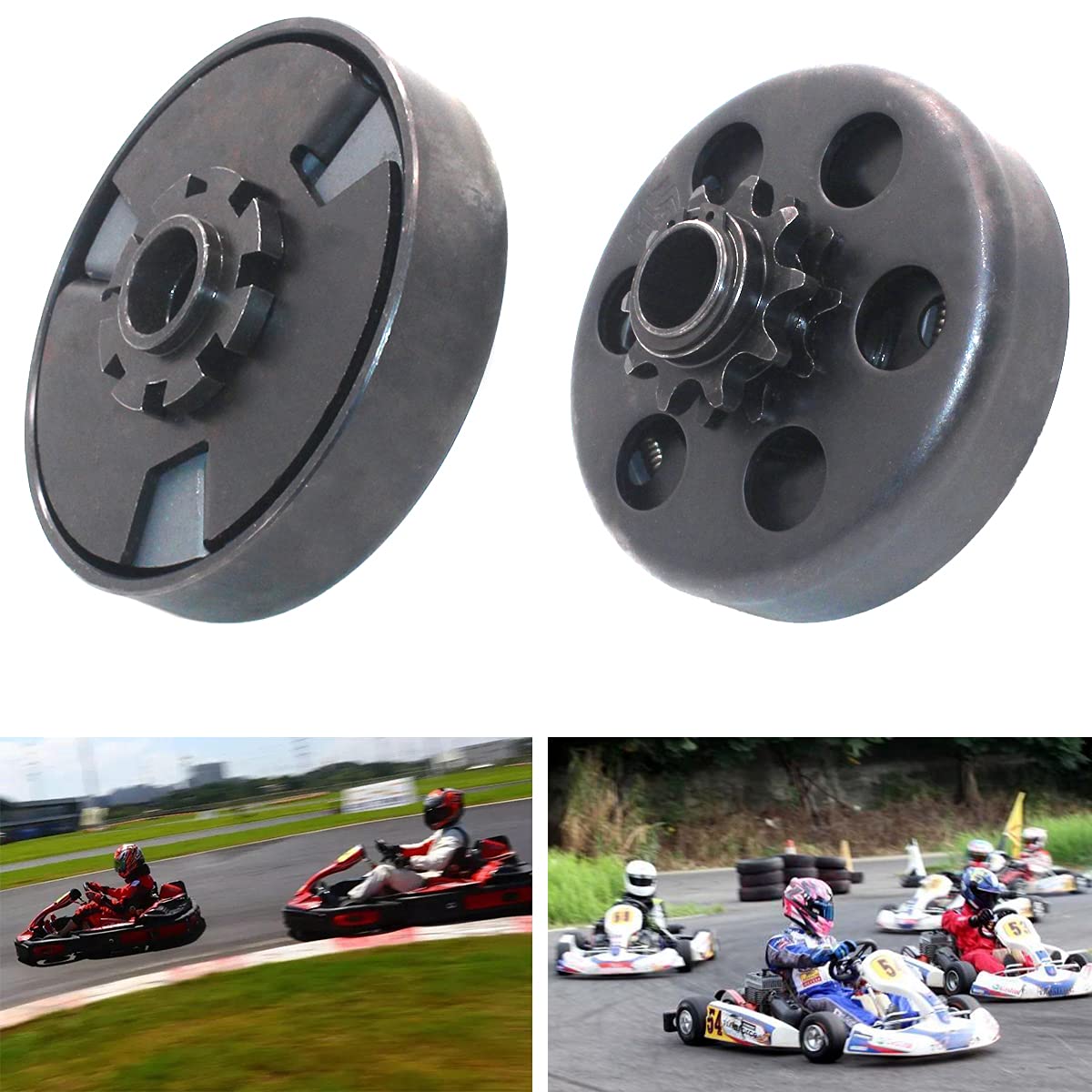 Frizione centrifuga Frizione Go kart Frizione Predator 212 Alesaggio 3/4" 10 denti con bullone Compatibile Predator 212cc 196CC GX160 GC160 Fino a 6,5 hp Motore