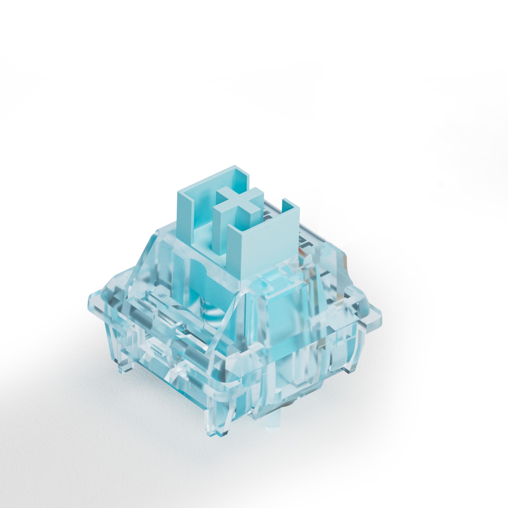 XVXSky 47gf Keyboard Switches Set, 22mm Two-Stage Spring, 5 Pin Factory Lubed Linear Switch, with POM Stem, PC Housing Match MX Keycaps for Mechanical Gaming Keyboard DIY - 35 Pieces