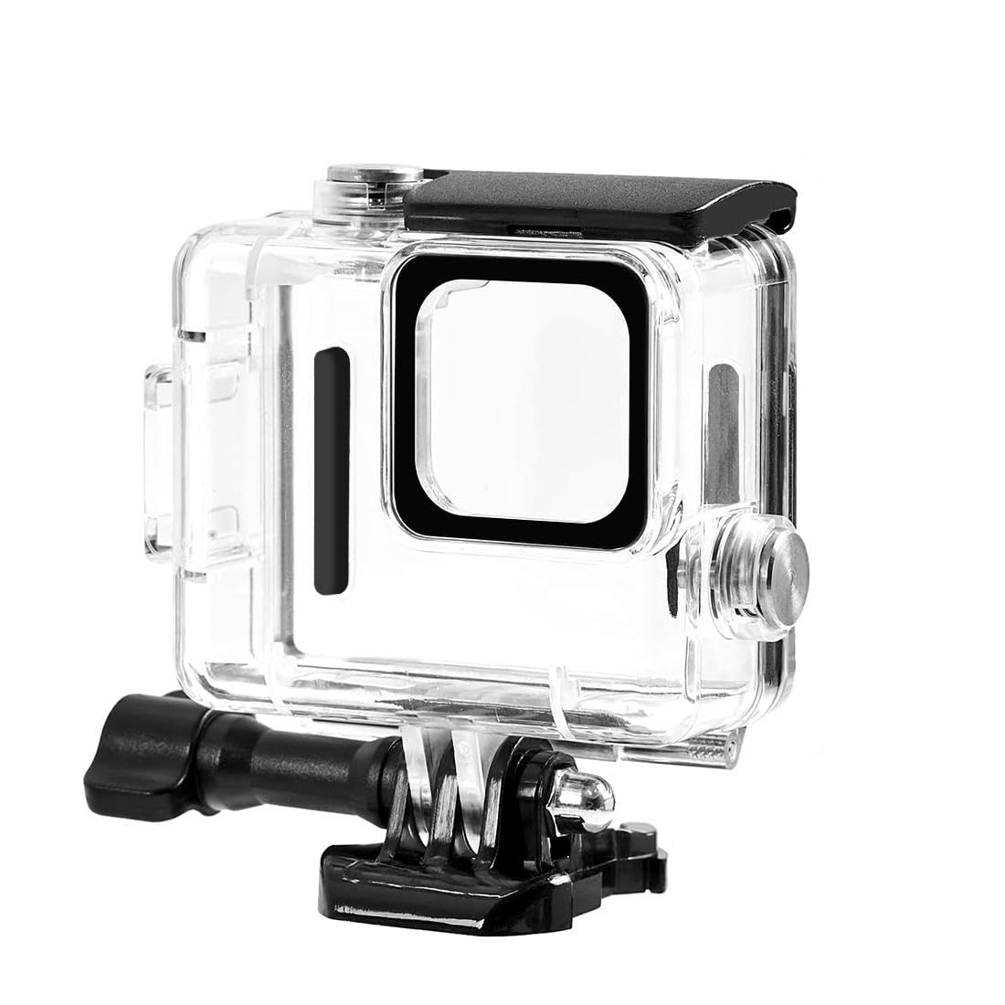 Custodia impermeabile Go Pro HERO, custodia protettiva per immersioni PULUZ 60 m, con fibbia, supporto base e vite HERO 4K versione 2024