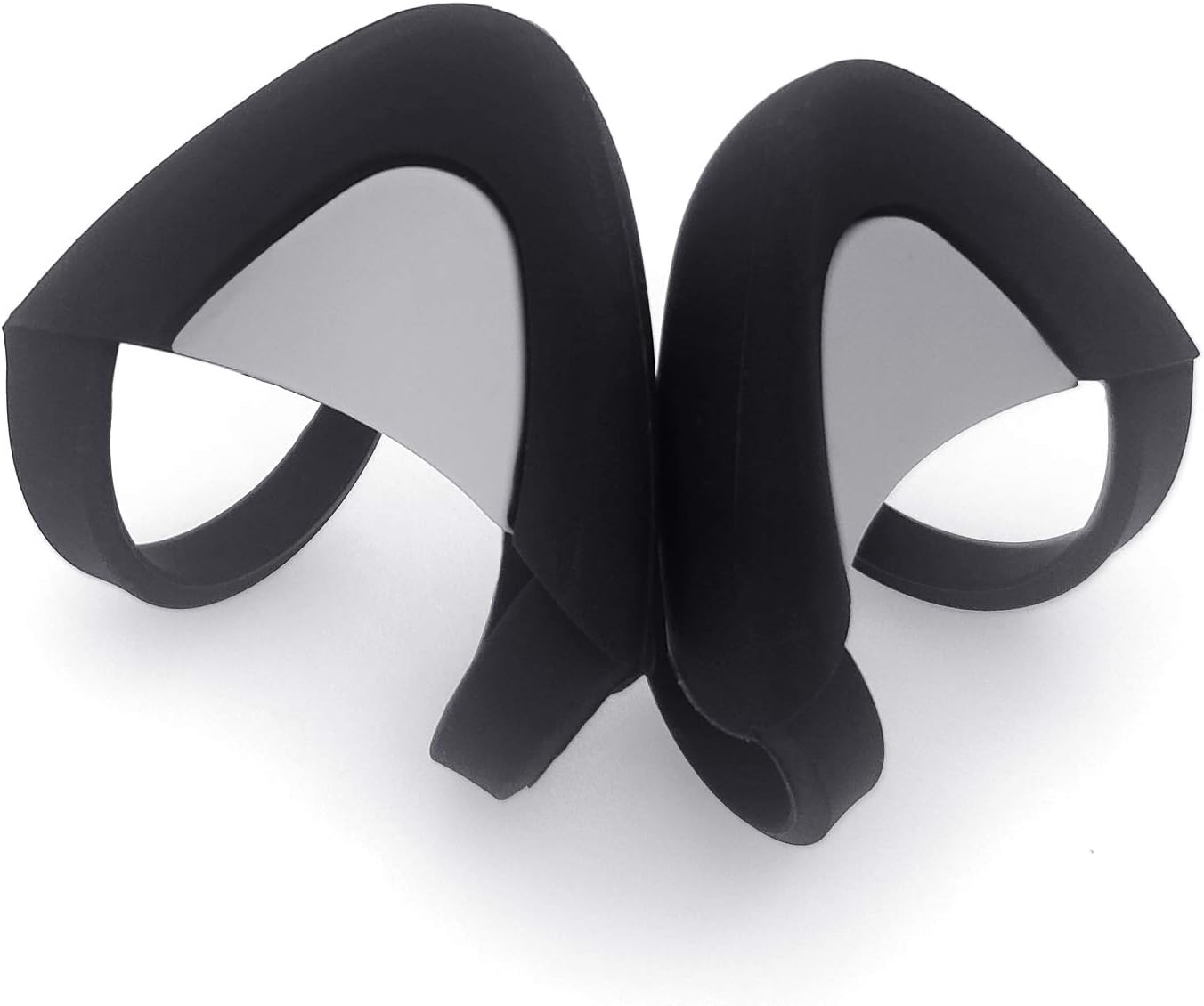 REEYEAR Cute Cat Ears Fits for HypreX Cloud/Cloud Stinger/Cloud Flight Headsets, Universal Fit Lovely Kitty Adjustable Attachment Straps for Video Live Gaming Headphone,Black& Gray