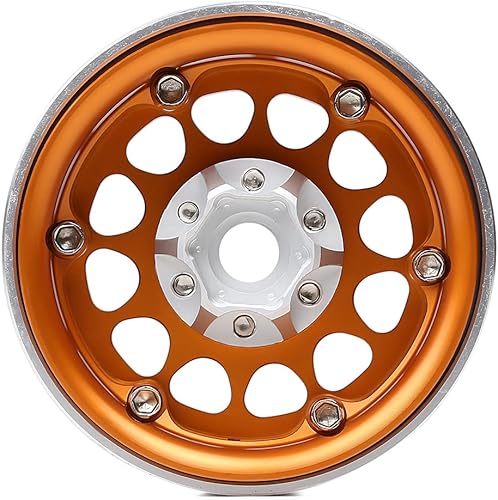 Miniatura 46 de INJORA - Rines RC de 1.9 pulgadas, 4 unidades Negro y gris