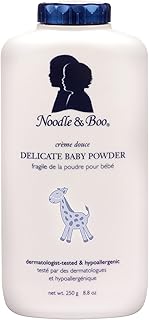 Sponsored Ad - Noodle & Boo Delicate Baby Powder, Natural, Talc Free, 8.8 oz