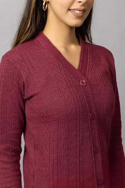 Image of HIFZAA Sweater Cardigan for Women Winter Sweaters for Ladies Plus Size M to 6XL