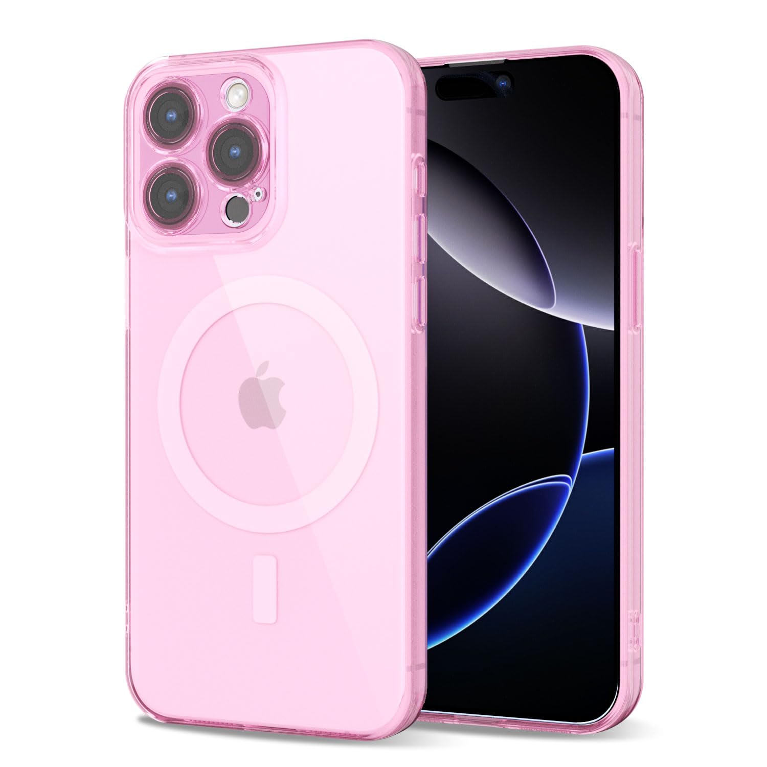 Svanove for iPhone 16 Pro Max Case Clear Compatible with Magsafe Silicone, Transparent Thin Magnetic Mag Safe Case Cute, Girly Aesthetic Trendy Slim
