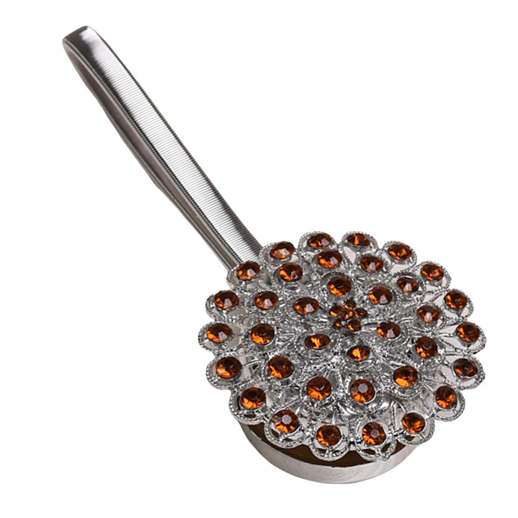 Lot de 10 embrasses de rideaux magnétiques en diamant pour décoration de maison, bureau, café, 30 cm