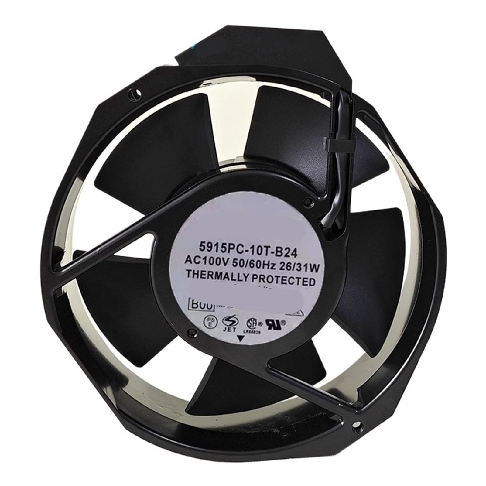 Ventilateur de refroidissement 5915PC-10T-B24 AC100V pour boîtier d'armoire électrique 172x172x38mm