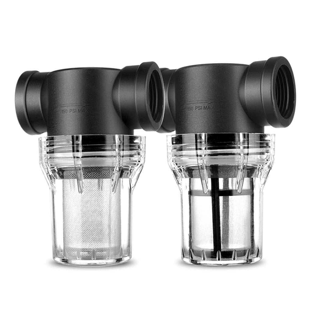 Schlauchfilter, 1 Stück Wasserpumpen-Verunreinigungsvorfilter die Landwirtschaft(40 Mesh,Filter 1")