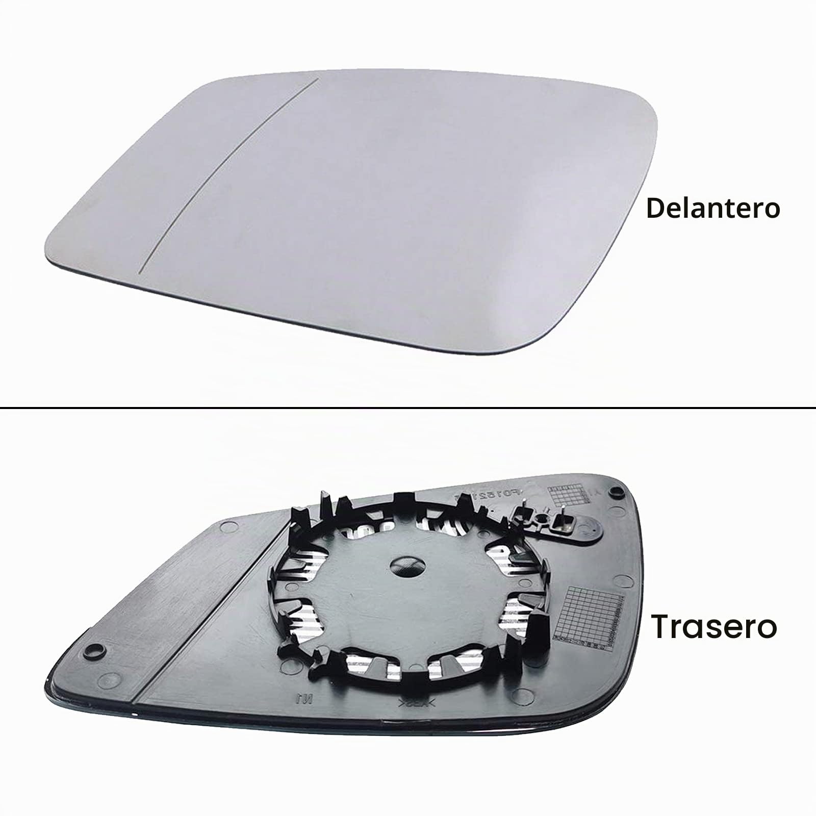 Cristal De Retrovisor Calefactable Lado Izquierda Compatible con BMW F01 F07 F10 F11 F20 F21 F22 F30 F31 F32 F34 F36 i3 Espejo Retrovisor