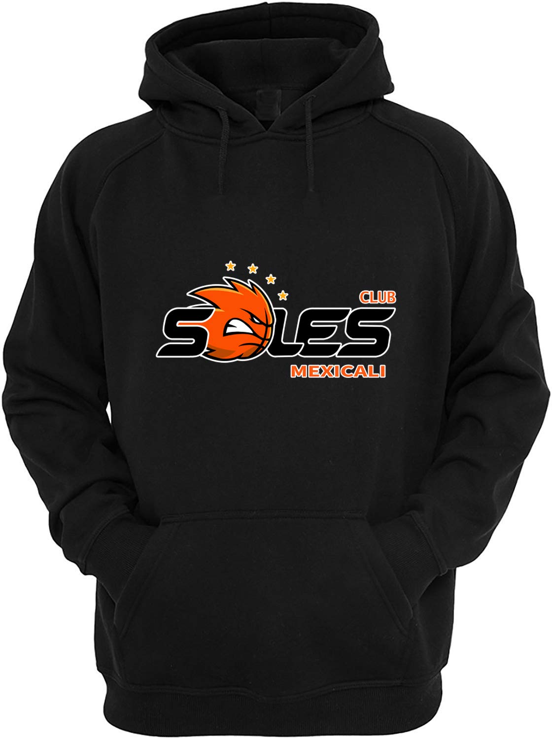Soles de Mexicali Basketball Sweater Hoodie Color Black,Grey