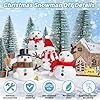 EOBOH 48 Pack Snowman Kit, Christmas Crafts DIY Toys Kit, Build a Snowman Craft Winter Decorations Indoor, Creative Air Dry Clay Modeling Crafts, Christmas Activities School Family Party Supplies #2