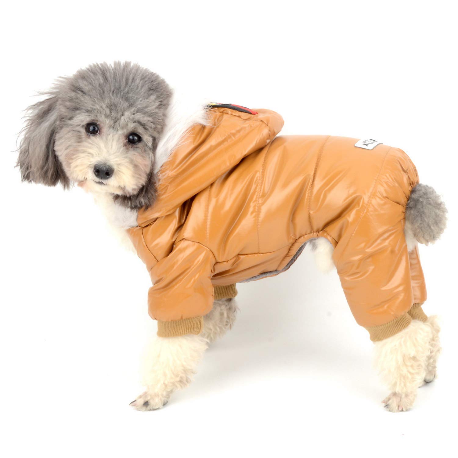 ペット　ダウンジャケット Amazon | ZUNEA 犬 服 ダウンジャケット 秋冬 小型犬 つなぎ