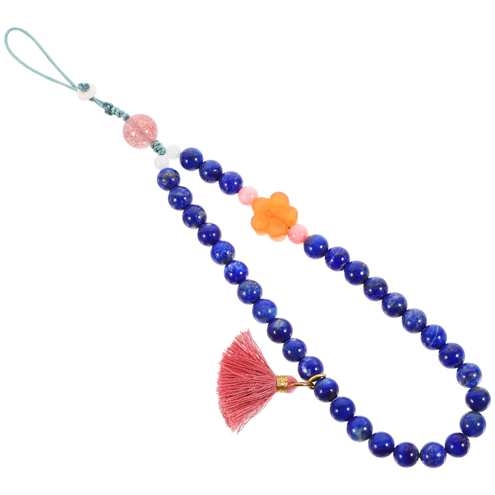 VILLCASE Cadena de Teléfono Tejida Mano Retro Lanyard de Teléfono para Mano Cordón Decorativo para Móviles y Accesorios