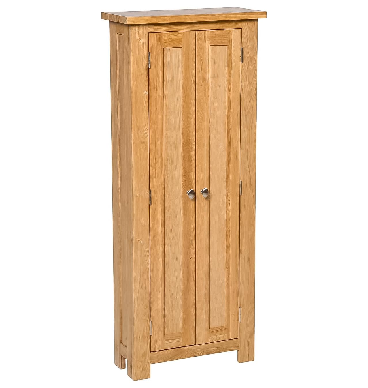 Hallowood Furniture Waverly - Mobiletto per Dvd, in Legno massello Sottile, con 2 Ante e 5 Ripiani, Finitura Laccata, per Soggiorno, Camera da Letto o Ufficio