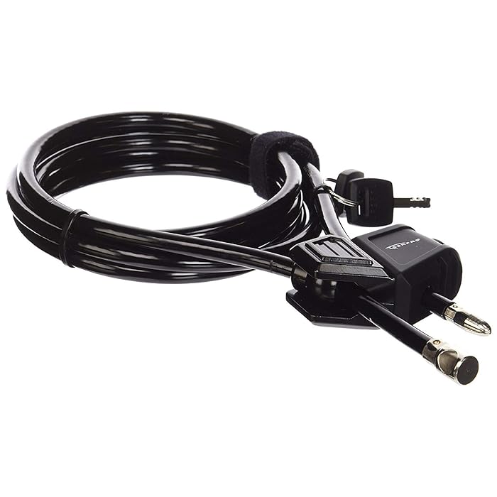 Buy EyezOff Adjustable Cable Lock, DoubleLoop Function, 2 Keys, 8mm x