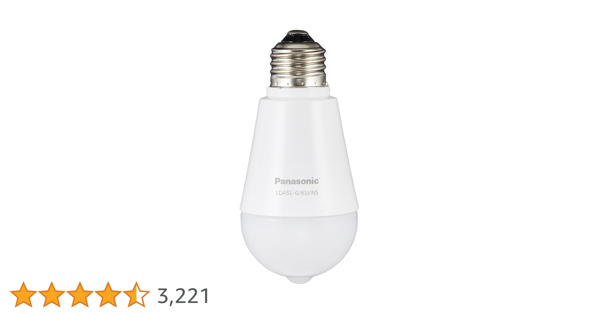 パナソニック LED電球 E26口金 電球40形相当 電球色LDA5LGKUNS Amazon | パナソニック LED電球 E26口金 電球40形相当 電球色