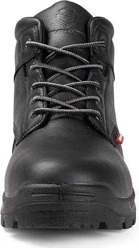 Miniatura 5 de SUREWAY 6" Steel Toe Waterproof Work Boot for Men, Extremely Comfortable Insole, OilSlip Resistant, Thicker Leather, Work BootsShoes for Men, EH