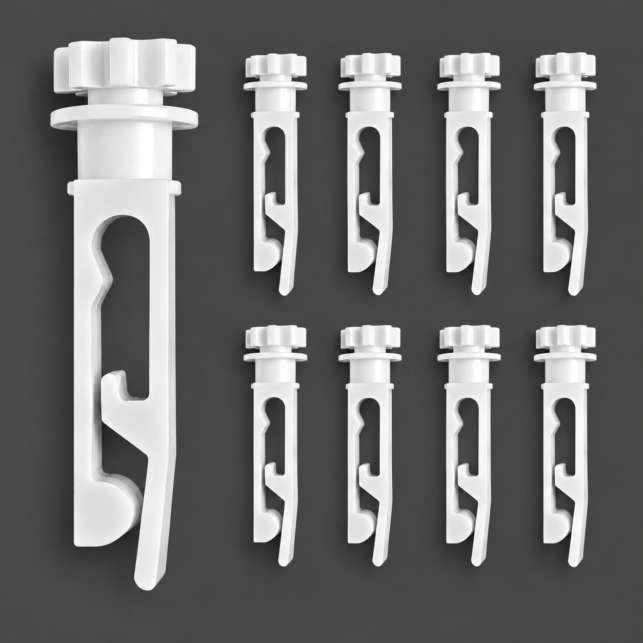 (8 Pieces) Vertical Blinds/Curtains Replacement Carrier Stem Part Stem Clip