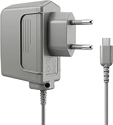 Sanicata AC Adapter für Nintendo DS Lite NDSL, 1,2m Wand Reiseladegerät mit Schutzfunktionen, Ersatzladekabel kompatibel mit NDSL Konsole