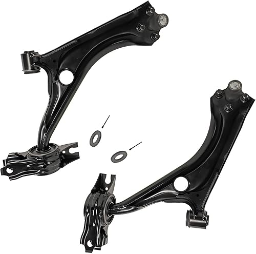 Miniatura 1130 de Detroit Axle - Kit de brazos de control de extremo delantero RWD para Dodge Ram 03-06 2500 3500, 2 brazos de control superior con rótula 2 varillas
