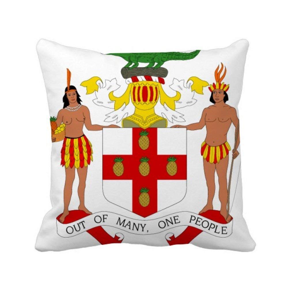 Housse de coussin carrée style Amérique du Nord 45x45 cm pour canapé