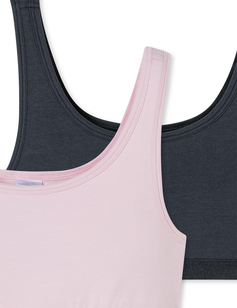 Schiesser Mädchen 2 Pack Unterwäsche Bustier - 95/5 Organic Bio Baumwolle - Größe 140 bis 176 Sujetador Niñas