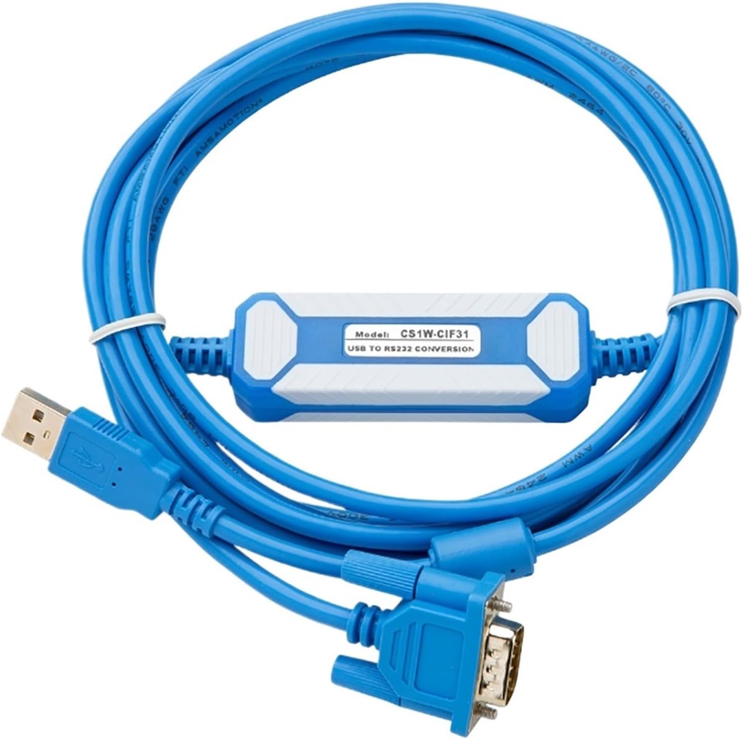 CS1W-CIF31 Adapter for USB Switch Serial to R232 Programming Cable USB-RS232 Optical Converter Line USB Port(Female Port)