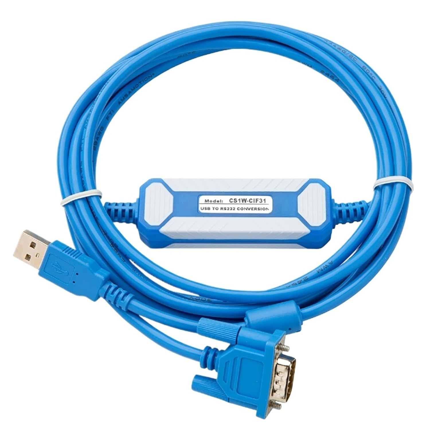 CS1W-CIF31 Adapter for USB Switch Serial to R232 Programming Cable USB-RS232 Optical Converter Line USB Port (Color : Female Port)