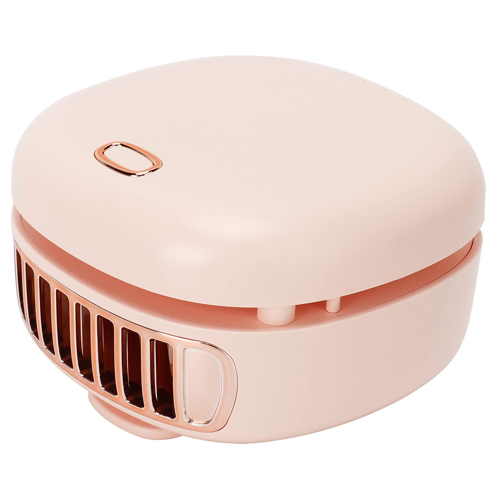 Neck Fan, Outdoor Mini Hands-Free Neck Fan Travel Fan, 2000mAh Large‑Capacity Battery for Home for Travel(Pink)