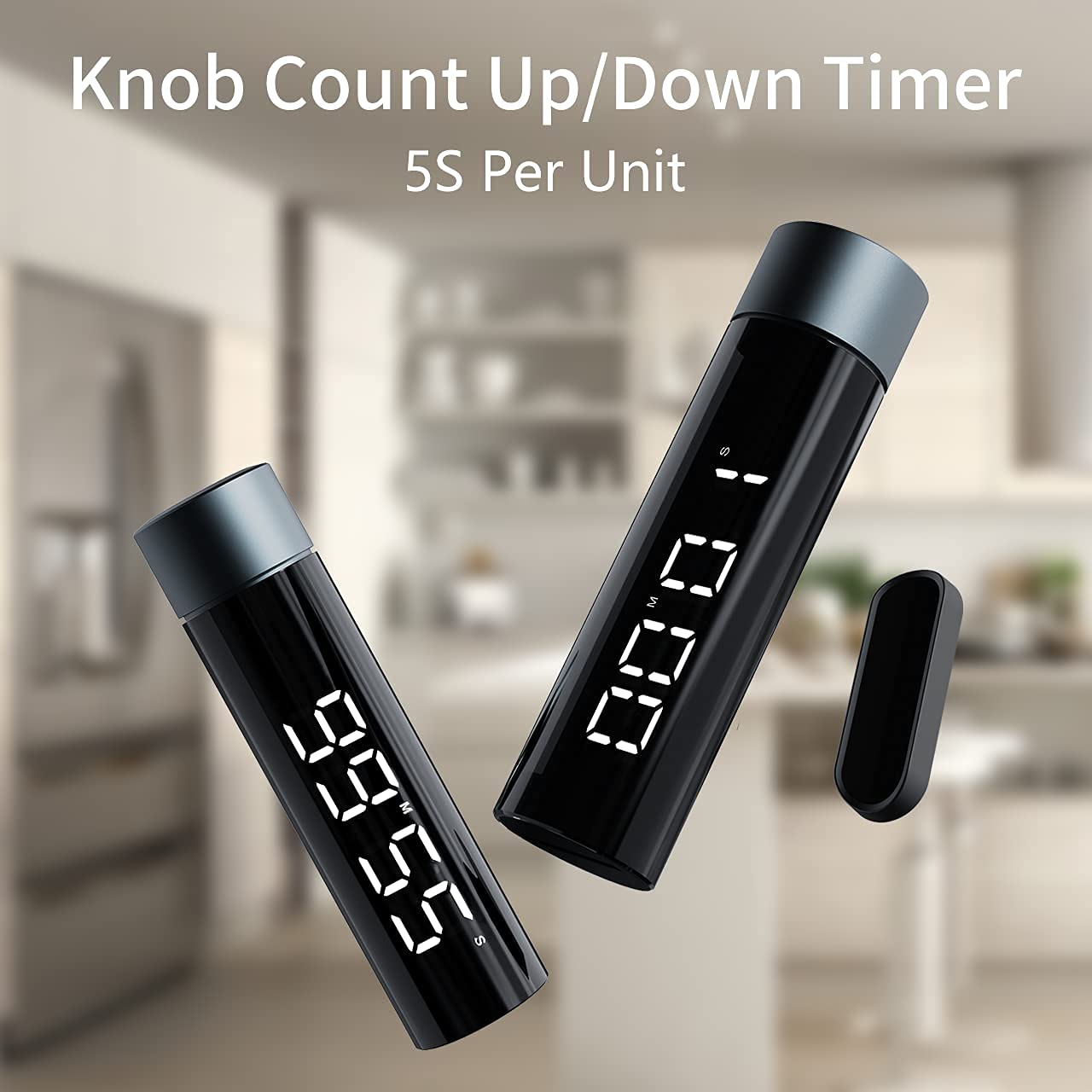 Kitchen Timer Countdown/Countup Cube Timer Adjustable Volume For