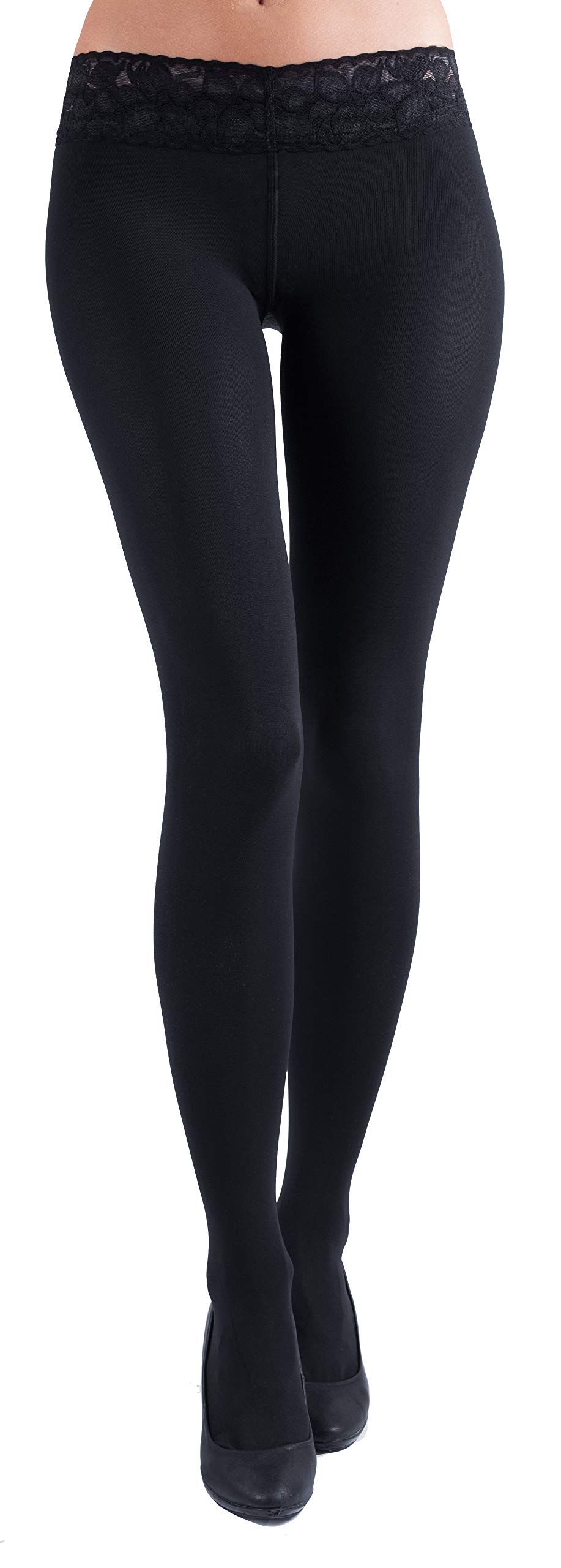 MARILYNWomen's Luxury Lace Pantyhose