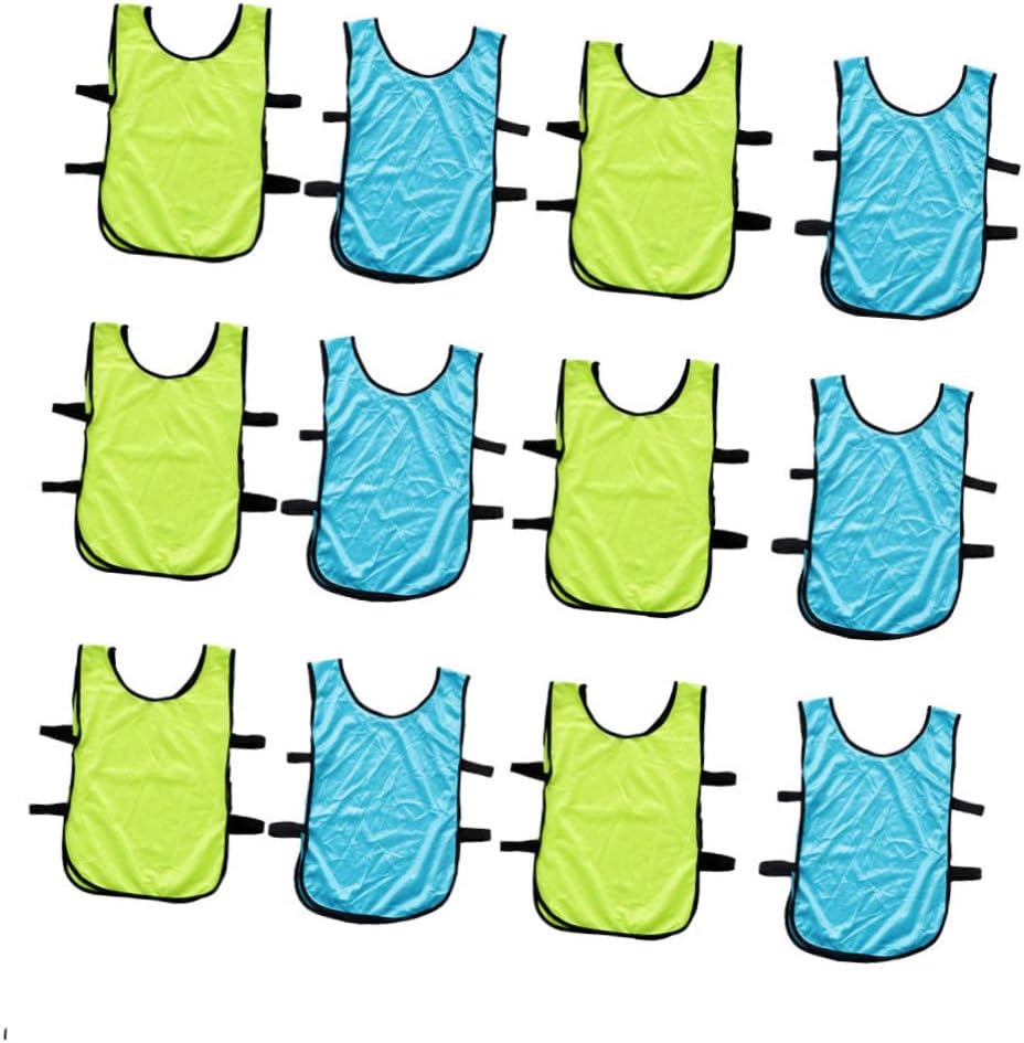 12pcs Material Vest Boys and Girls Summer Clothing Basketball Training Vest Youth Sports Equipment