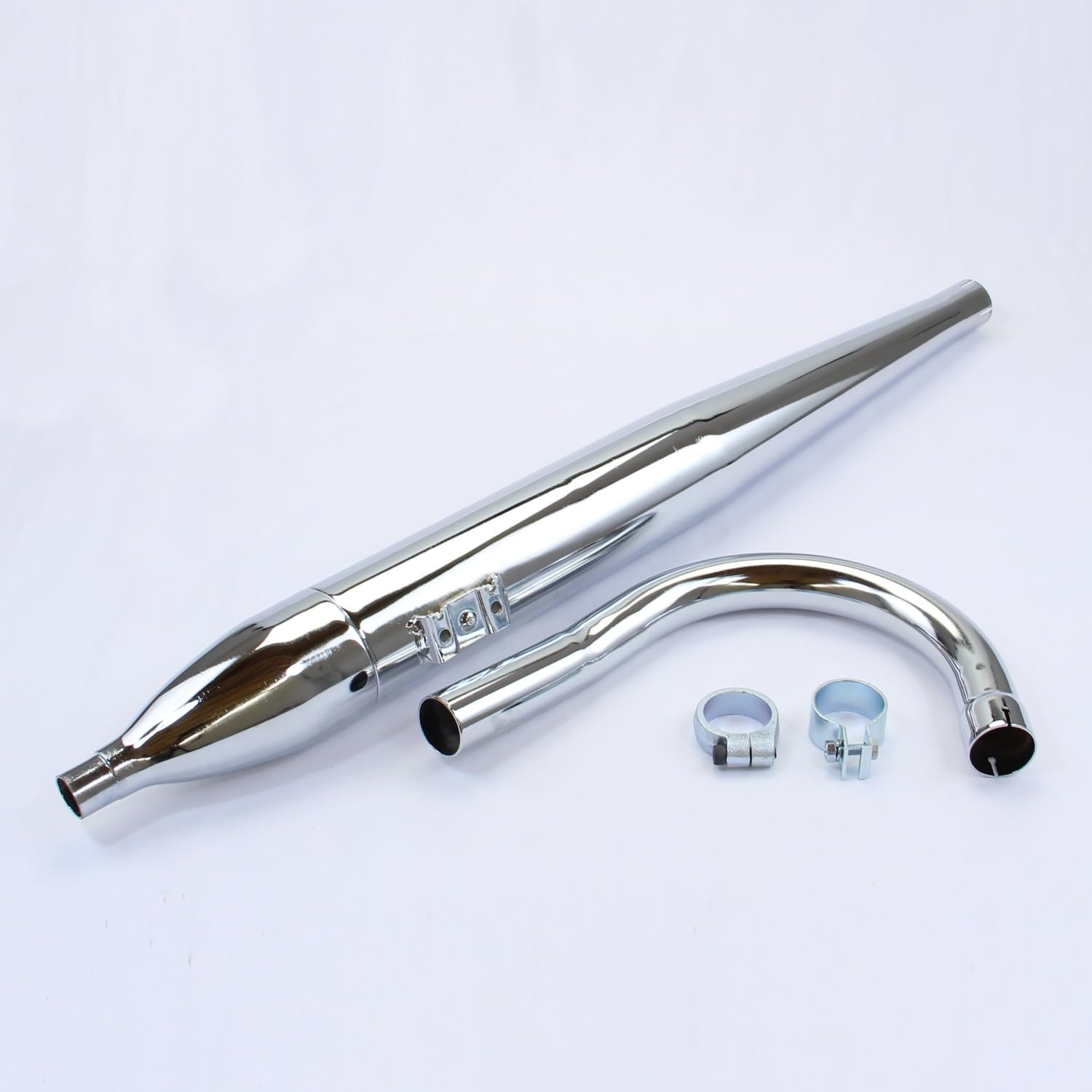 Auspuff + Krümmer SET kompatibel mit Zündapp KS 50 Super SL Typ 516-001 (ab FG-Nr. 6209474)