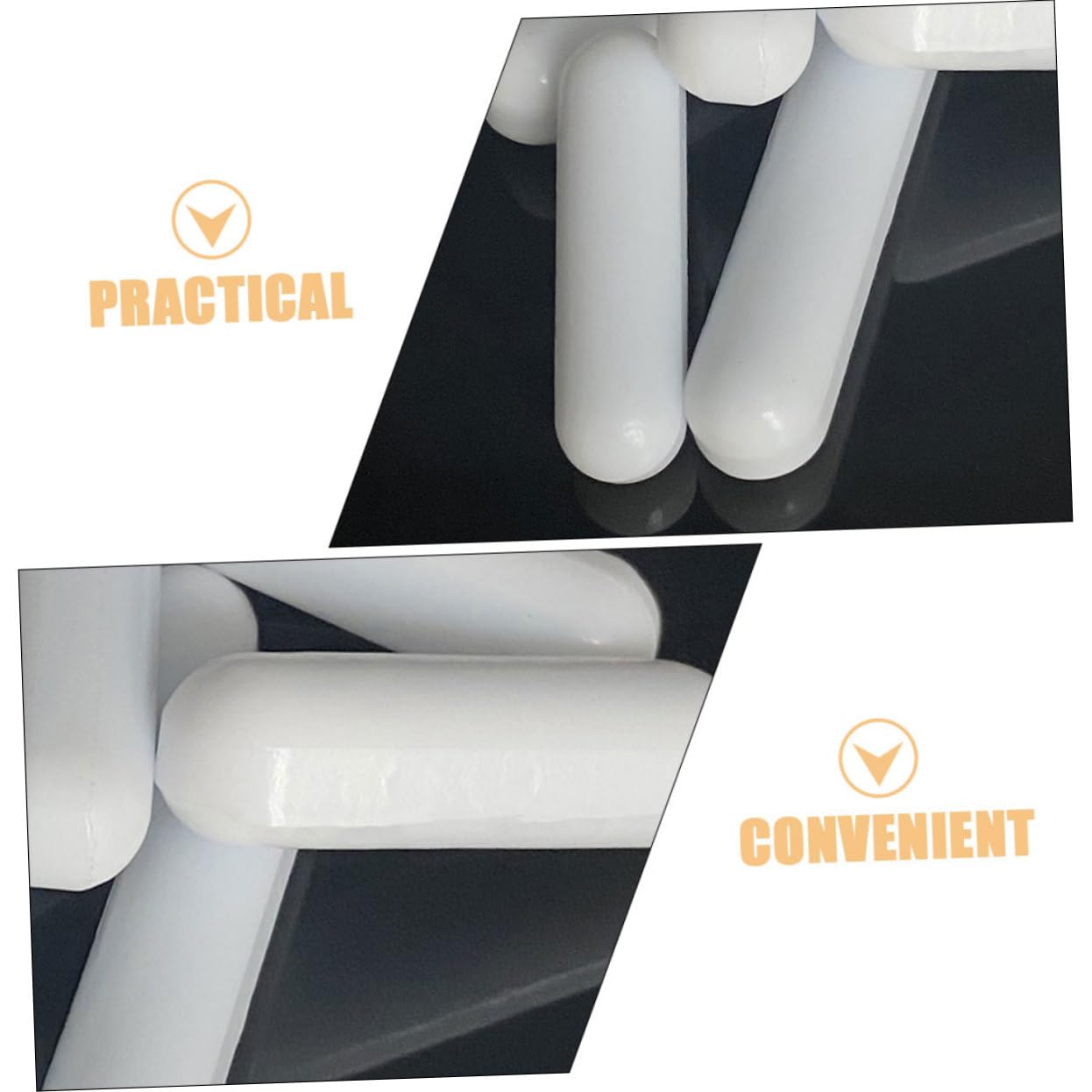 OUNONA 48 Piezas Rotor Magnético Varilla Magnética Barra De Agitación Magnética Pequeña Mezclador Magnético Accesorios De Laboratorio Imanes De Barra Barras Ptfe