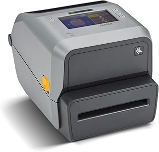 ZEBRA ZD621 Thermal Transfer Desktop Printer Color Touch LCD 203 dpi Print Width 4-inch USB Serial Ethernet 802.11ac with Cutter ZD6A142-321L01EZ