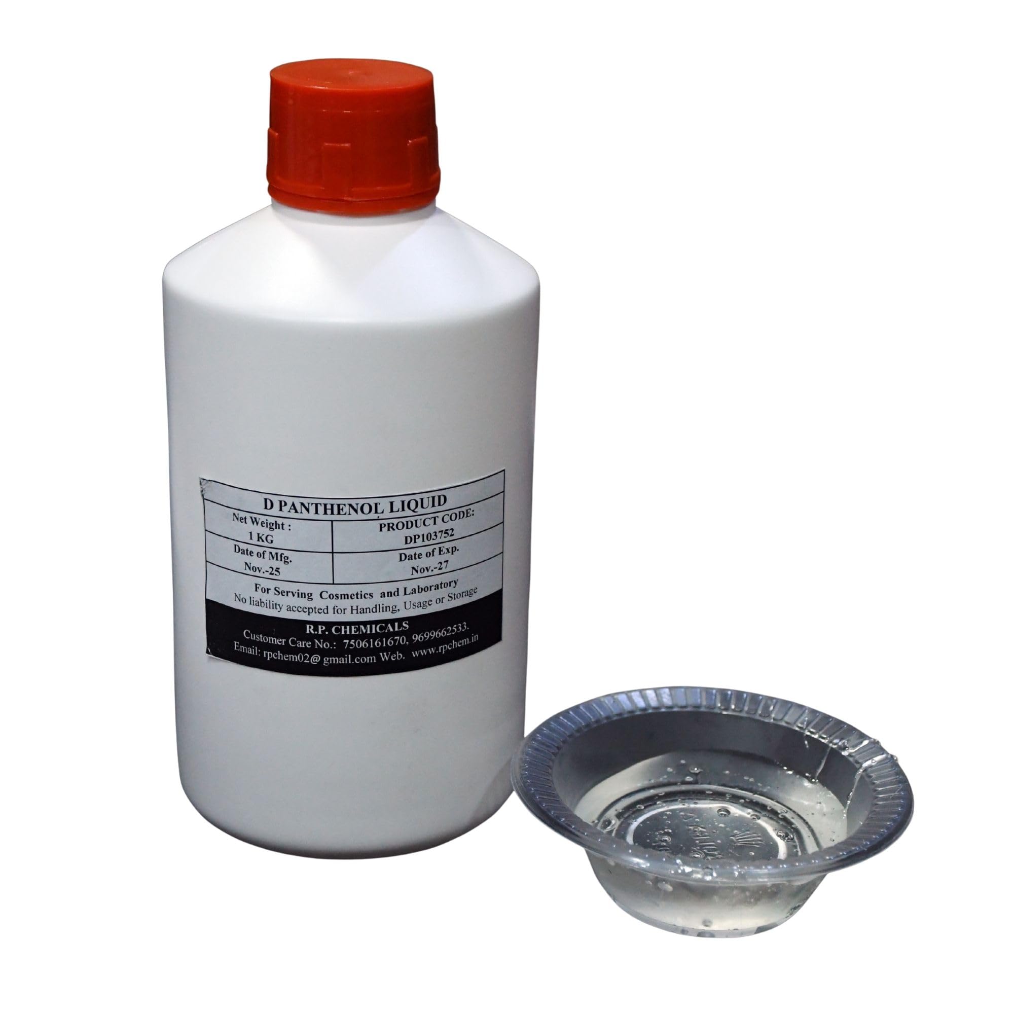 FINE DECOR D Panthenol Liquid 1 kg | Cosmetic Grade for Hair Care Skincare Products and DIY Cosmetic Formulations-image-36