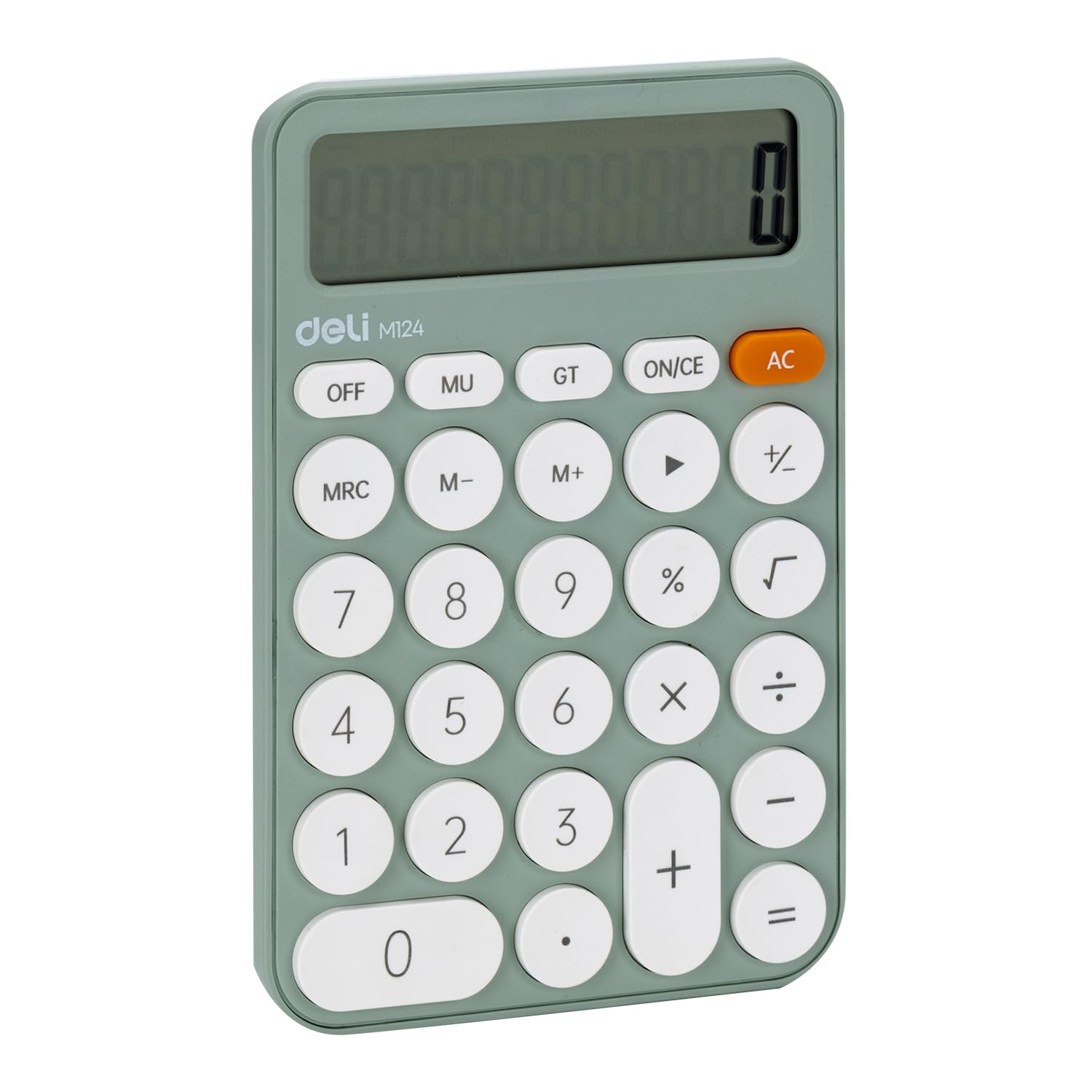 Deli Hesap Makinesi 12 digit Yeşil
