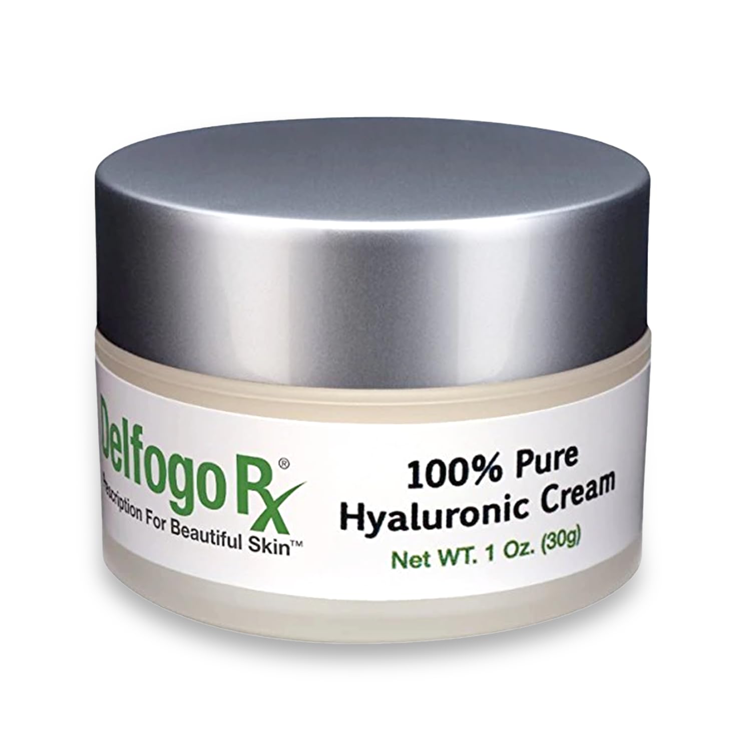 Delfogo Rx 100% Pure Hyaluronic Acid Face Cream - Anti Aging Face Moisturizer for Women, Hyaluronic Night Cream - Skin Care Products, Facial Creams & Moisturizers, Best Wrinkle Cream for Face