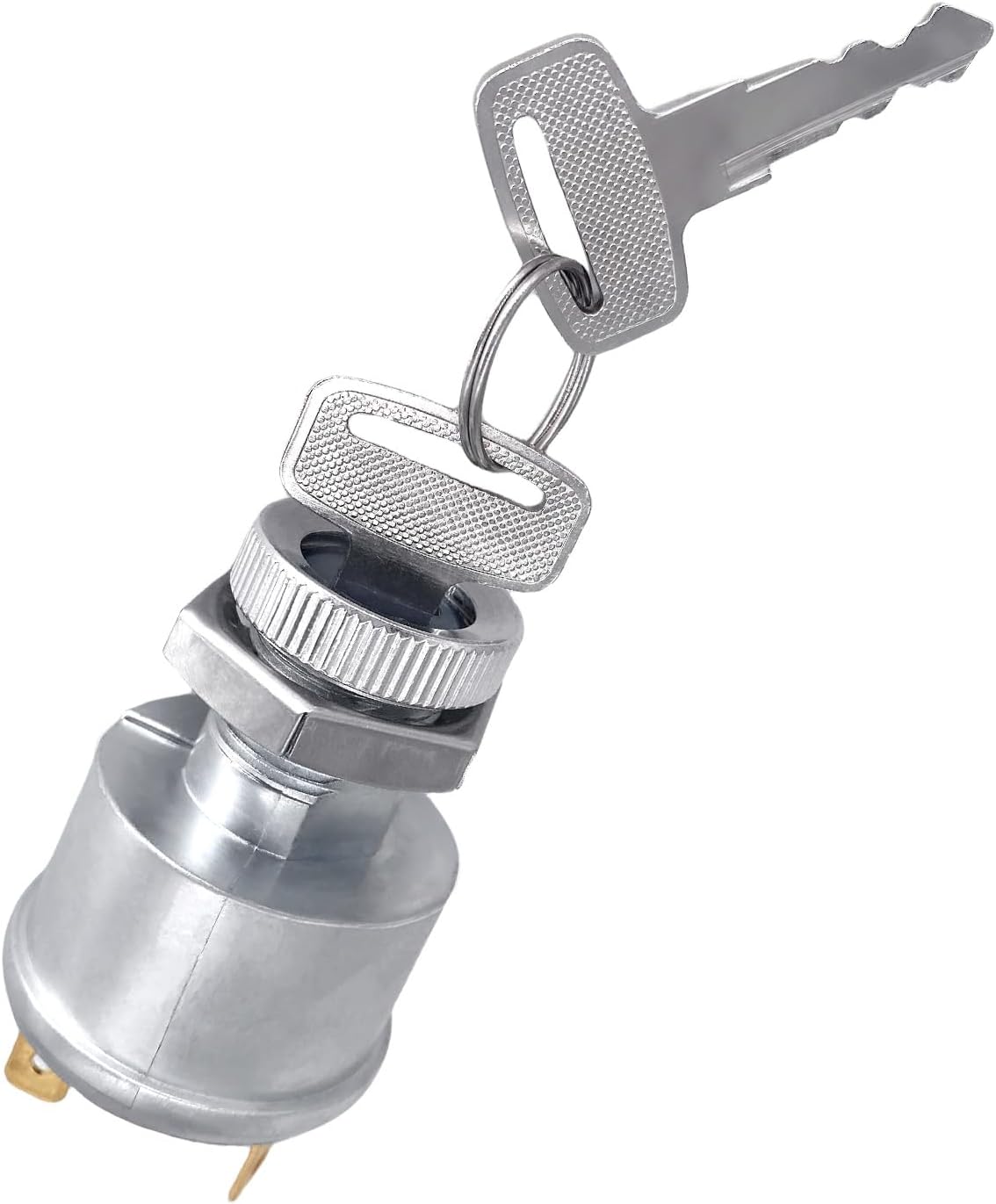 33639G01 Ignition Switch for EZGO TXT Golf Cart 1981 & Up 4 Terminals Starter Switch Key, 33639-G01, 33639-G03, 33639G03, 00568G6