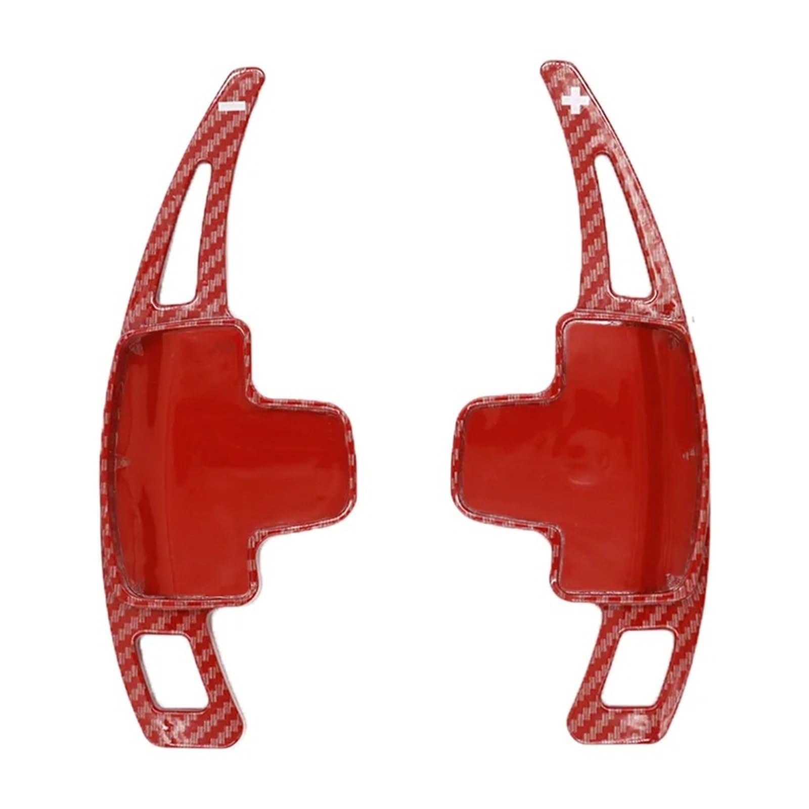 Yakisa Carbon Red Paddles Shift For Benz A B C E G Class For Gla For Cla For Cls For Glk W166 W218 X156 C117 W176 W212 Shifters Abs Steering Wheel Shift Paddle Paddle Shifter(Carbon Red)